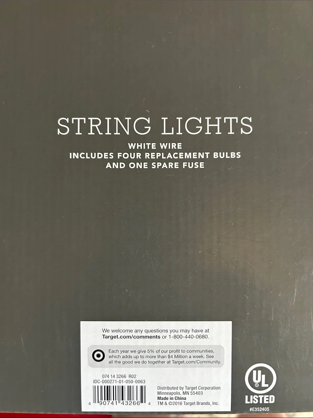 NWT 2 Boxes of Threshold White String Lights